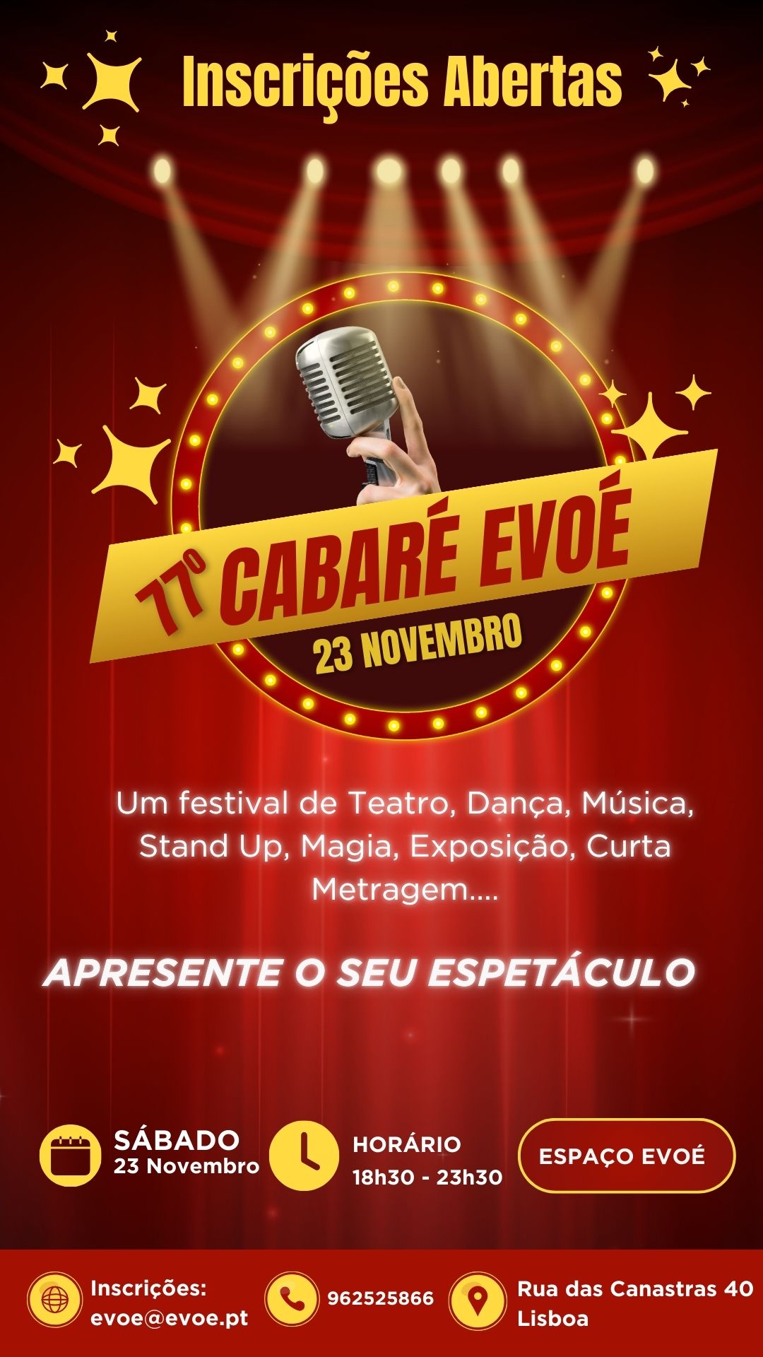 77º Cabaré Evoé